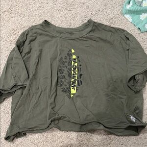 Olive Green Graphic FP movement shirt